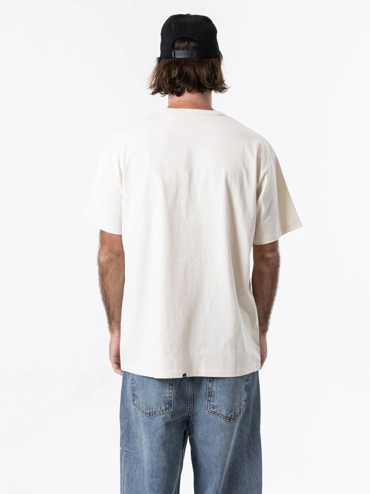 Thrills Workwear Embro Box Fit Tee - Heritage White sold by Thrills product image thumbnail 2