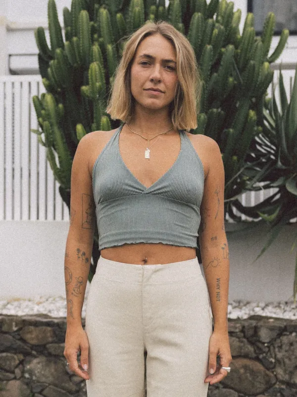 Levitation Halter Tank - Pistachio sold by Thrills