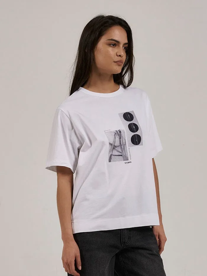 Occurrence Box Tee - White sold by Thrills