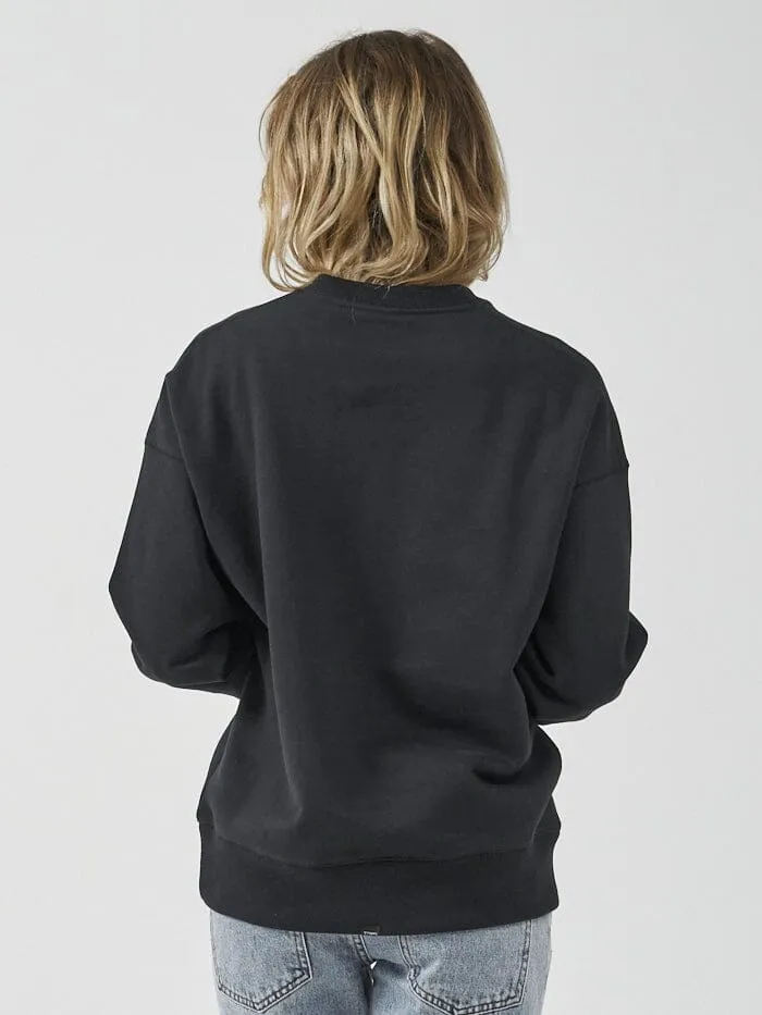 Minimal Thrills Slouch Crew - Washed Black sold by Thrills product image thumbnail 2