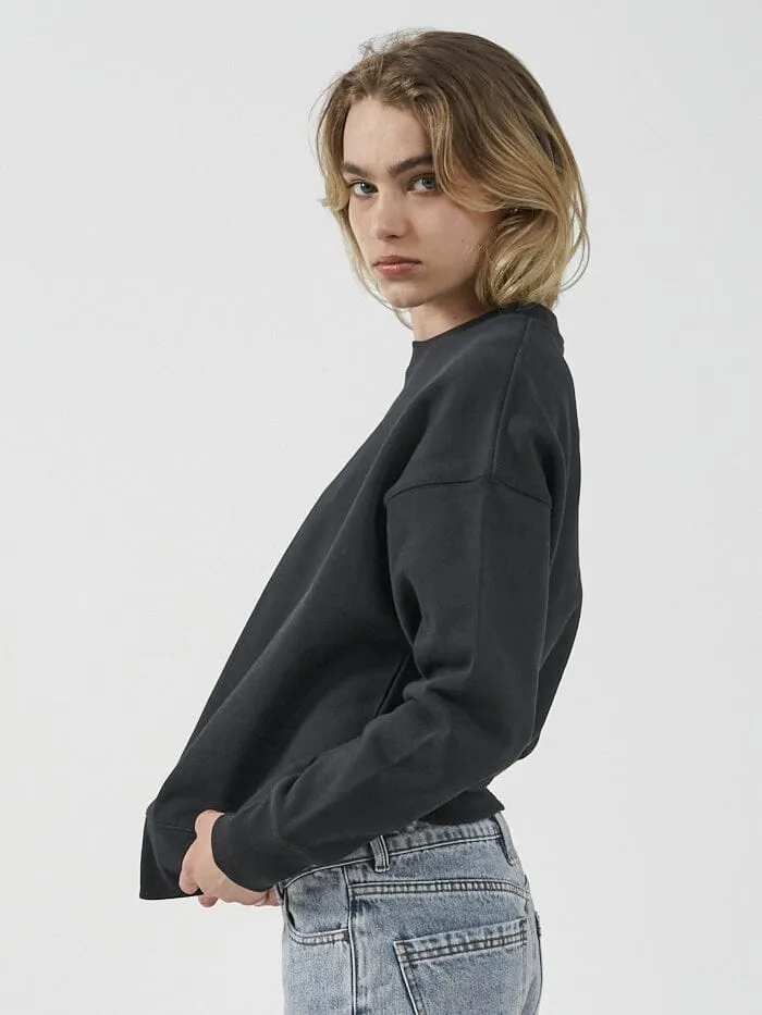 Minimal Thrills Slouch Crew - Washed Black sold by Thrills product image thumbnail 3