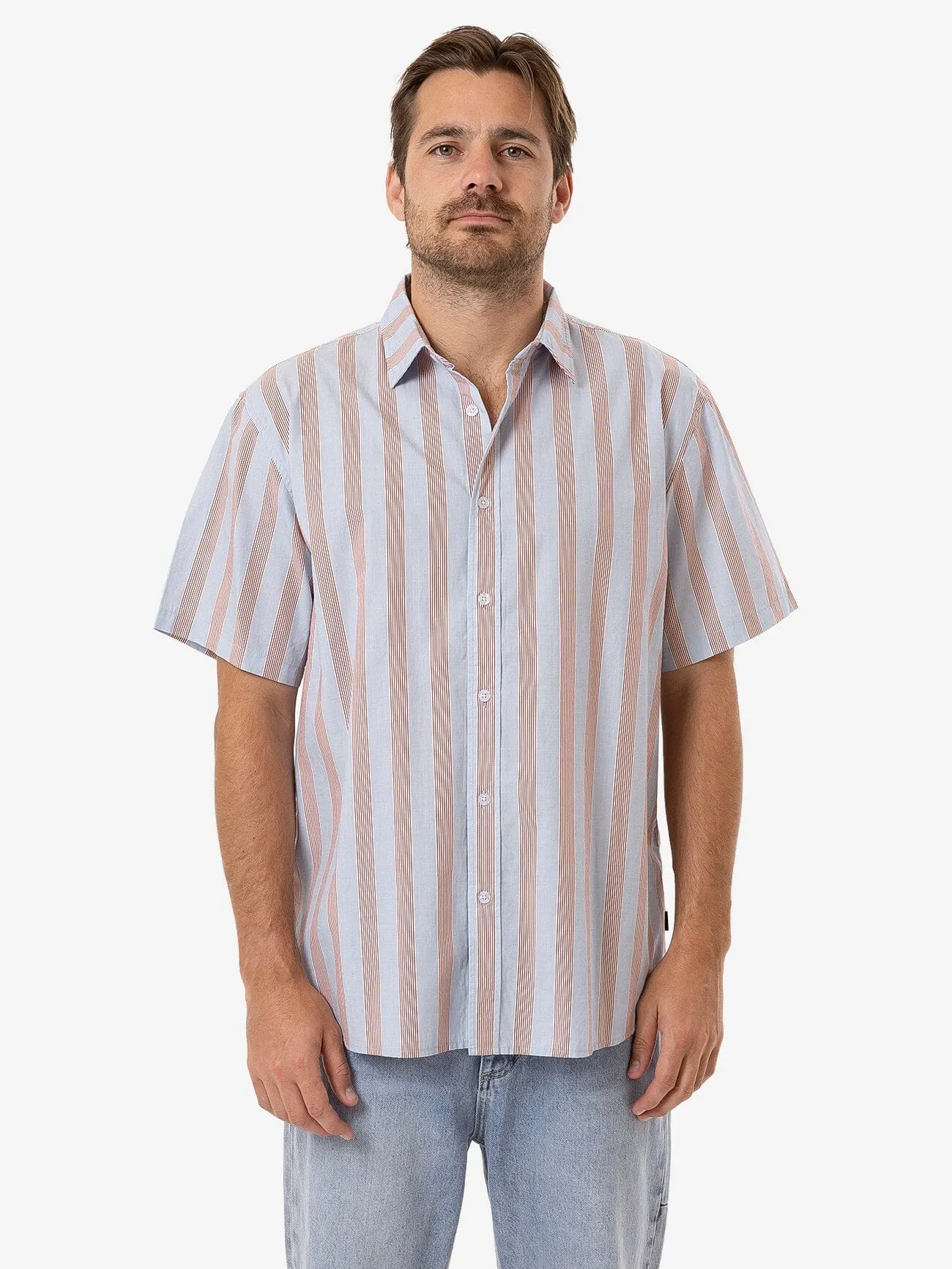 Porter Short Sleeve Shirt - Sky Blue sold by Thrills