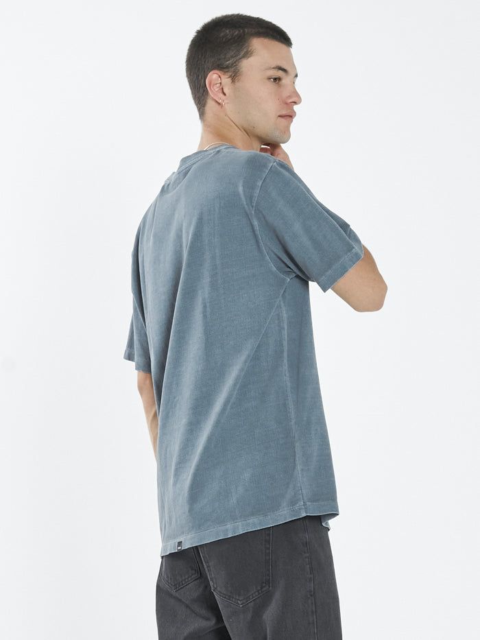Eagle Badge Merch Fit Tee - Airforce Blue sold by Thrills product image thumbnail 3
