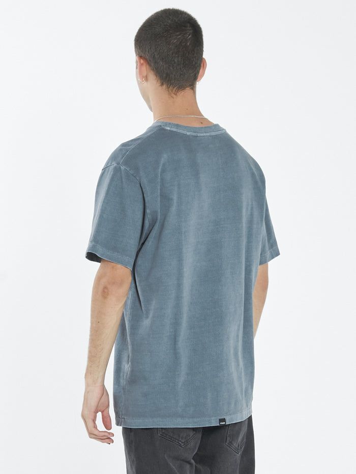 Eagle Badge Merch Fit Tee - Airforce Blue sold by Thrills product image thumbnail 2