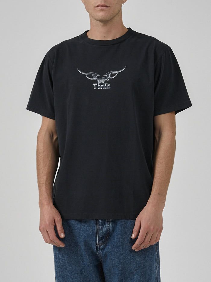 Iron Eagle Merch Fit Tee - Twilight Black sold by Thrills product image thumbnail 5