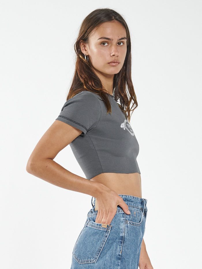 From The Beginning Baby Crop Tee - Merch Black sold by Thrills product image thumbnail 2