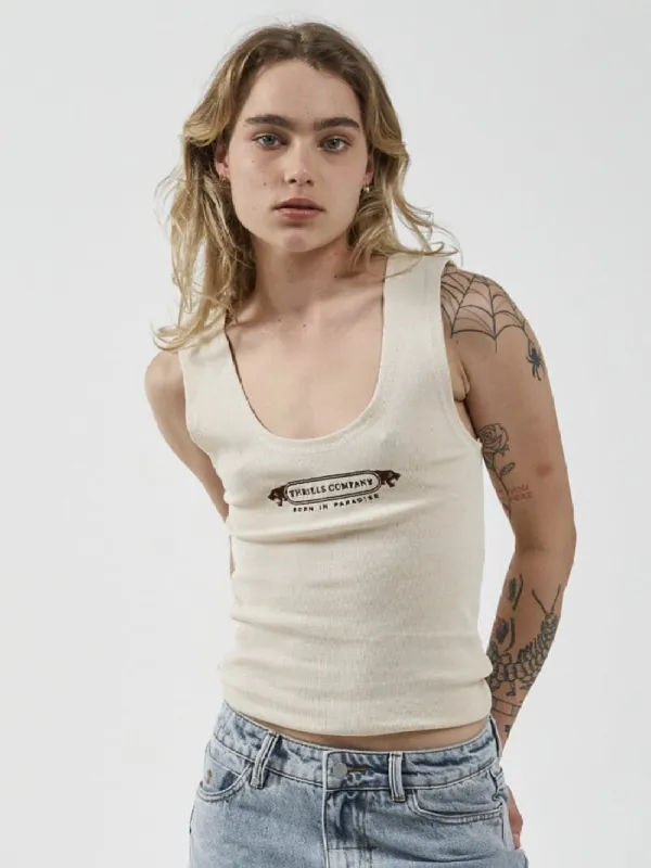 Foundation Singlet - Unbleached sold by Thrills