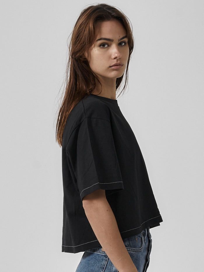 Infinite Thrills Merch Crop Tee - Black sold by Thrills product image thumbnail 4