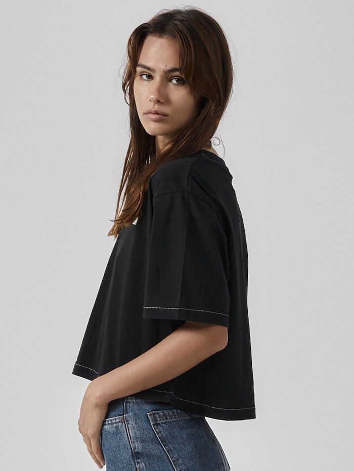 Infinite Thrills Merch Crop Tee - Black sold by Thrills product image thumbnail 3