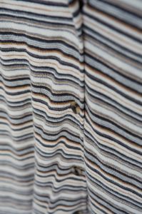 Indie Stripe Bowling Shirt - Heritage White sold by Thrills