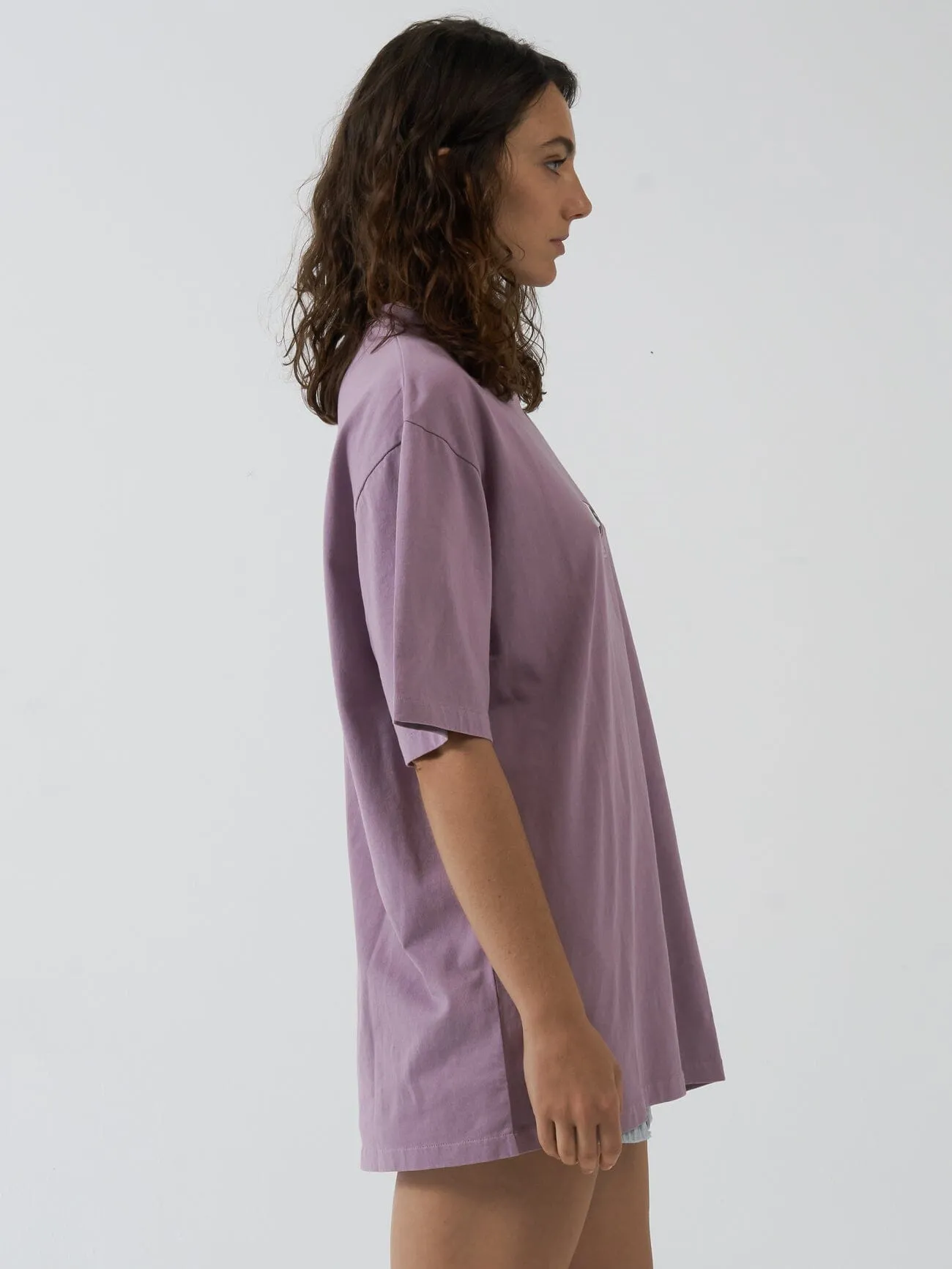 Interlock Oversized Tee - Mauve Shadows sold by Thrills product image thumbnail 3