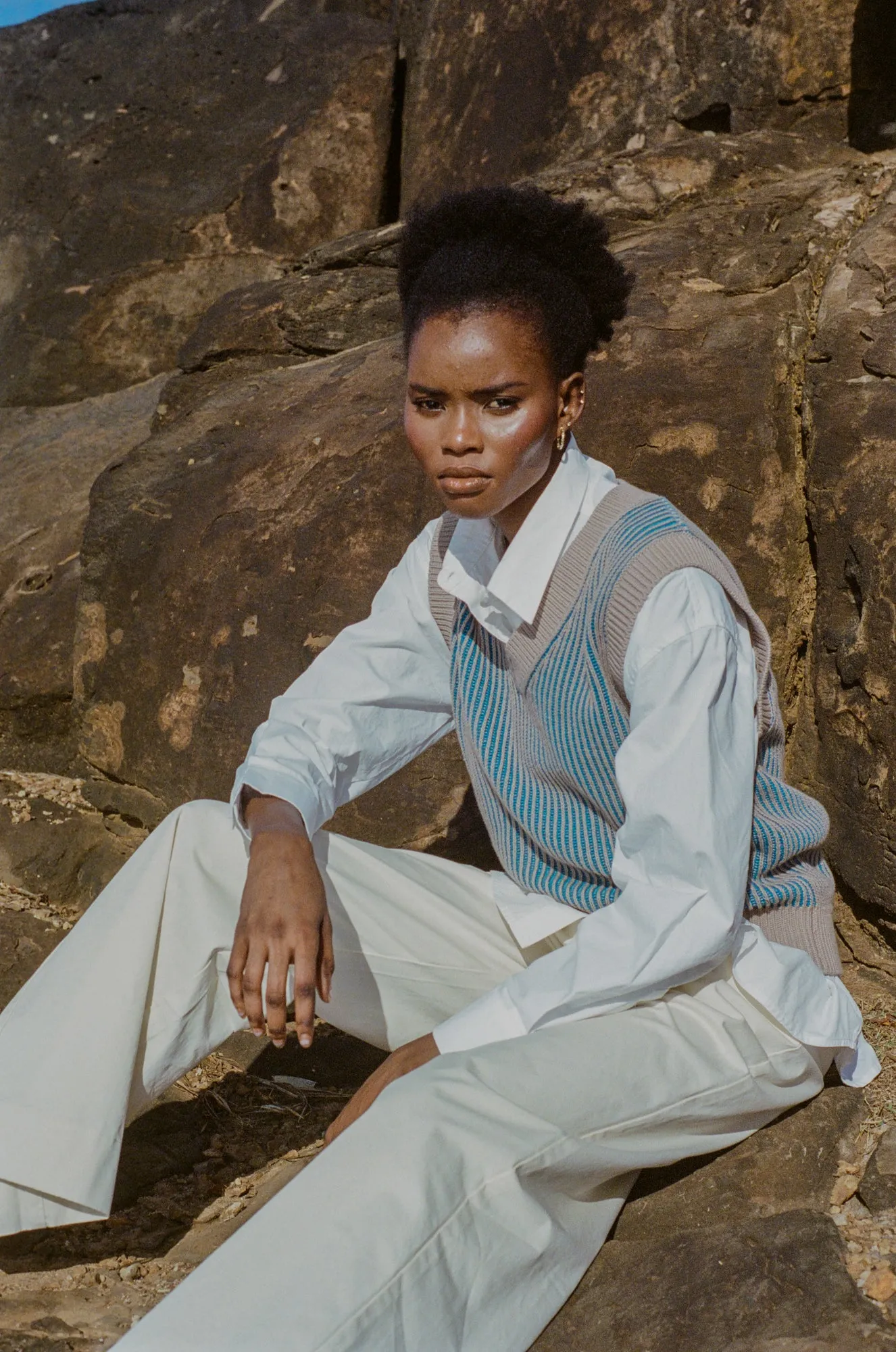 Artist Pleated Chino Pant - Tofu sold by Thrills product image thumbnail 4