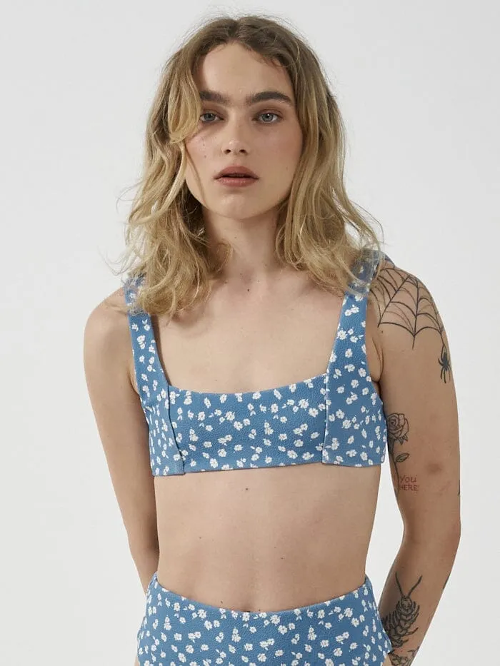 Aster Parallel Bikini Top - Powder Blue sold by Thrills