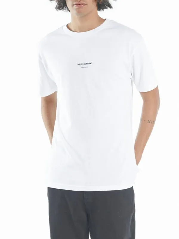 Thrills Stamp Merch Fit Tee - White sold by Thrills