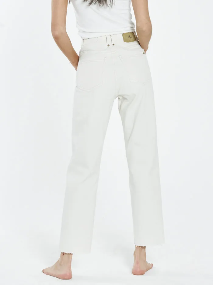 Paige Button Jean - Shady White sold by Thrills product image thumbnail 2