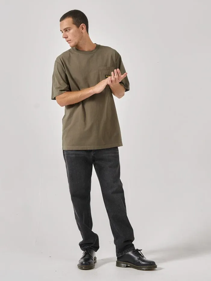 Thrills Union Oversize Fit Pocket Tee - Tarmac sold by Thrills product image thumbnail 5