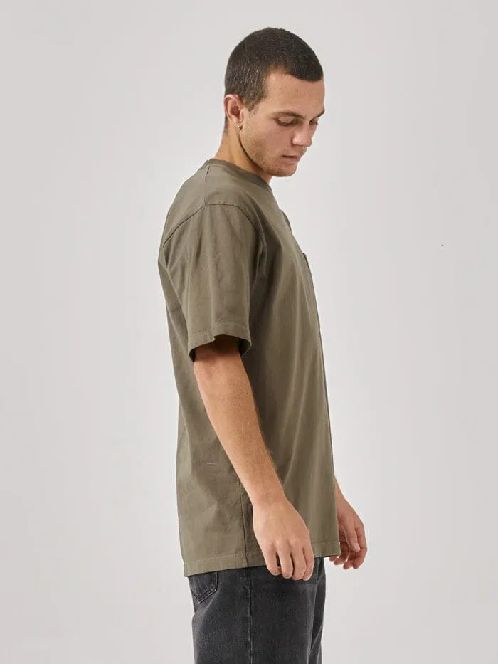 Thrills Union Oversize Fit Pocket Tee - Tarmac sold by Thrills product image thumbnail 4