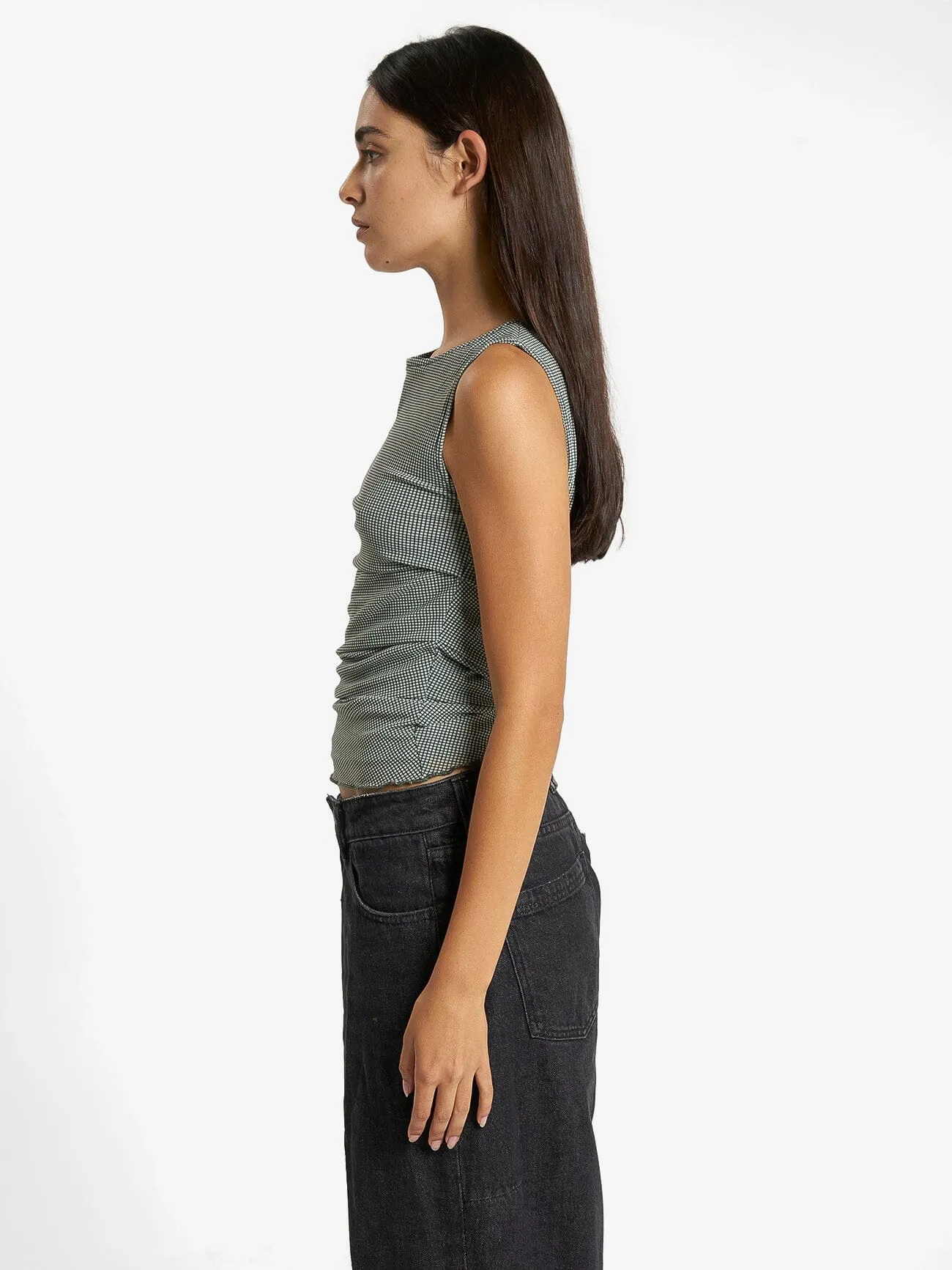 Levitation Mesh Tank - Pistachio sold by Thrills product image thumbnail 3