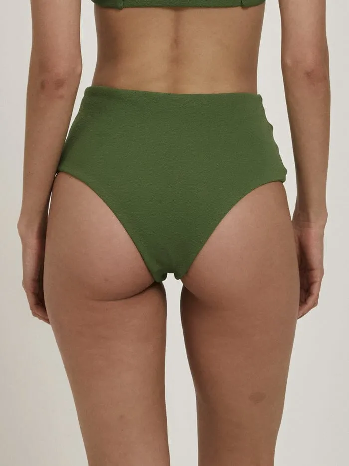 Adira High Waist Bikini Bottom - Kiwi Green sold by Thrills product image thumbnail 2