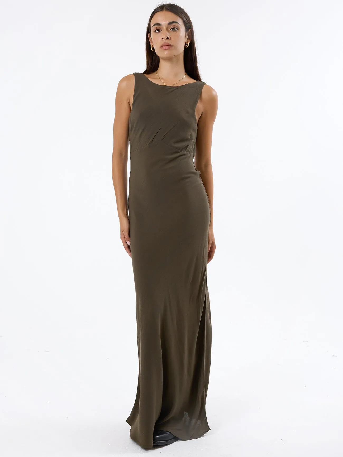 Xavier Bias Dress - Tarmac sold by Thrills