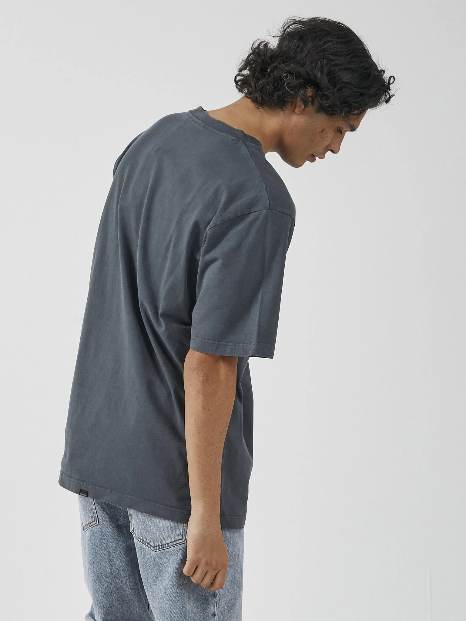 Thrills Union Oversize Fit Pocket Tee - Petrol sold by Thrills product image thumbnail 3