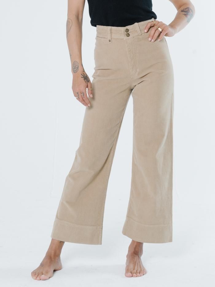 Belle Cord Pant - Sand sold by Thrills product image thumbnail 3
