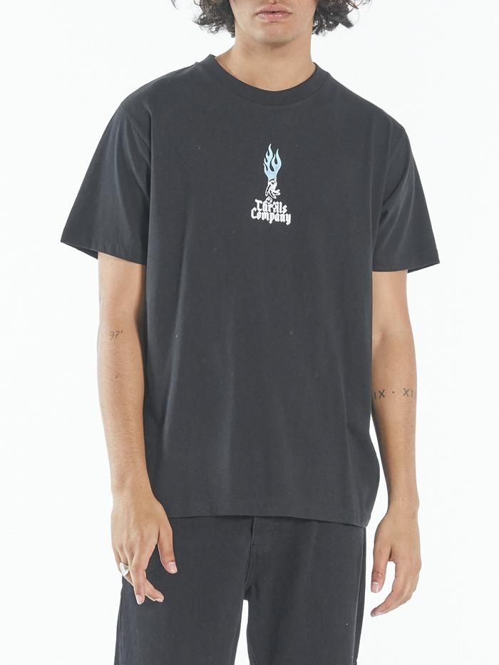 Roll 'Em Merch Fit Tee - Black sold by Thrills