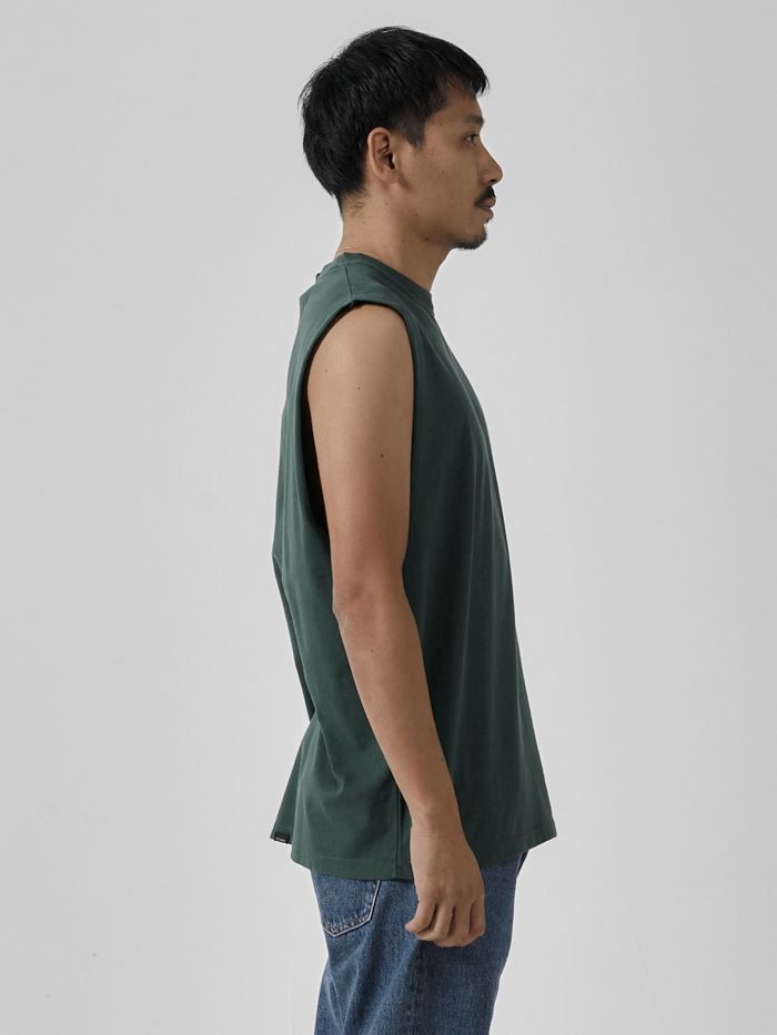 Minimal Thrills Merch Fit Muscle Tee - Mallard Green sold by Thrills product image thumbnail 4