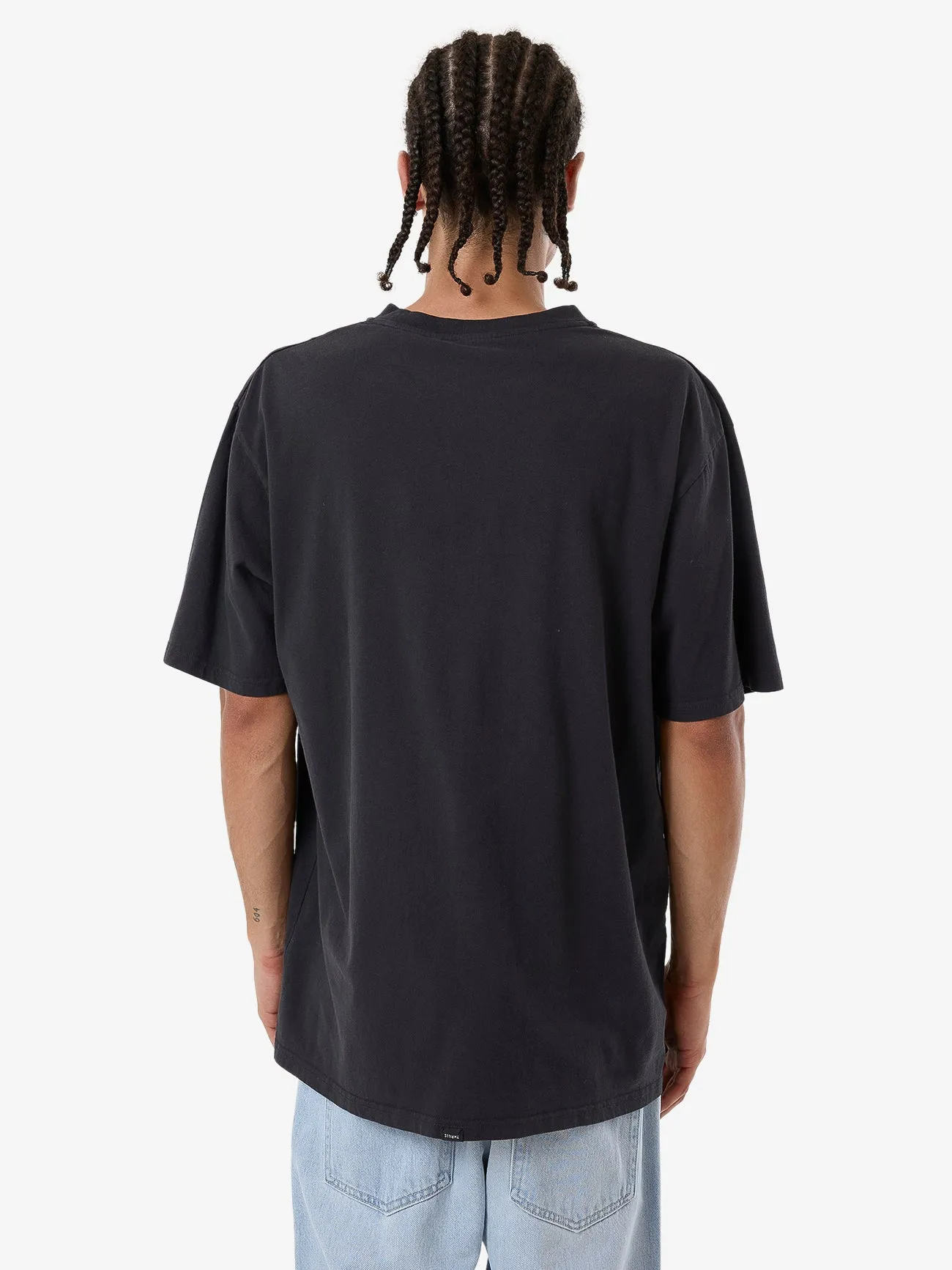 Lunacy Delusions Oversize Fit Tee - Washed Black sold by Thrills product image thumbnail 4