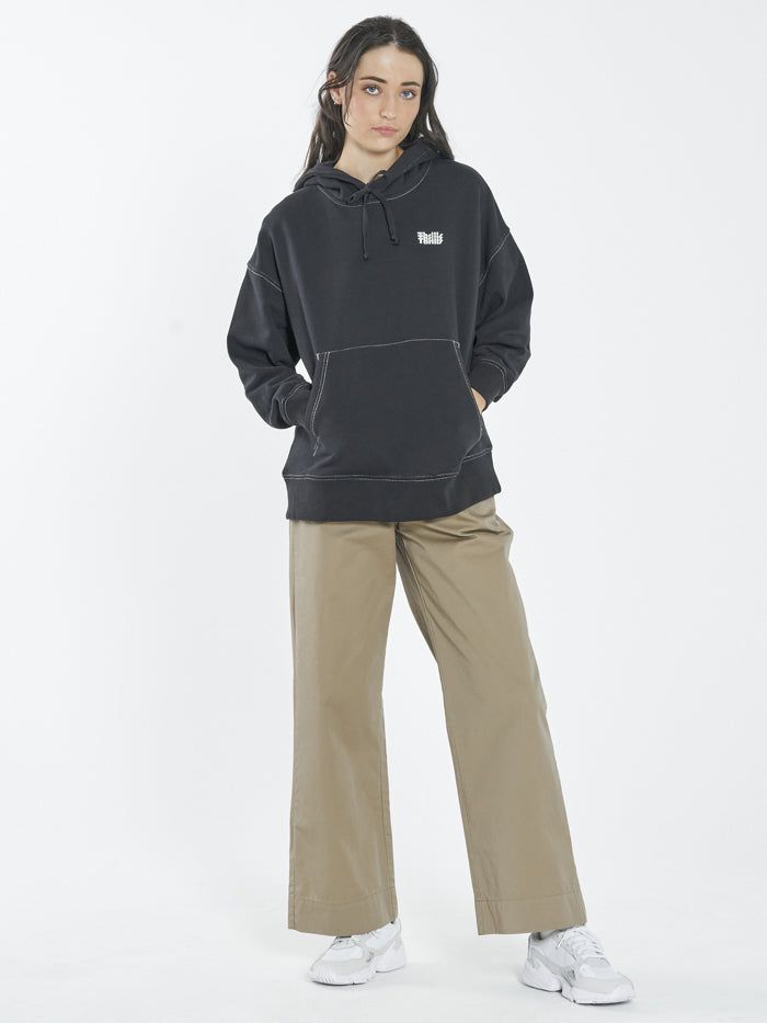 Infinite Thrills Slouch Hood - Washed Black sold by Thrills product image thumbnail 3