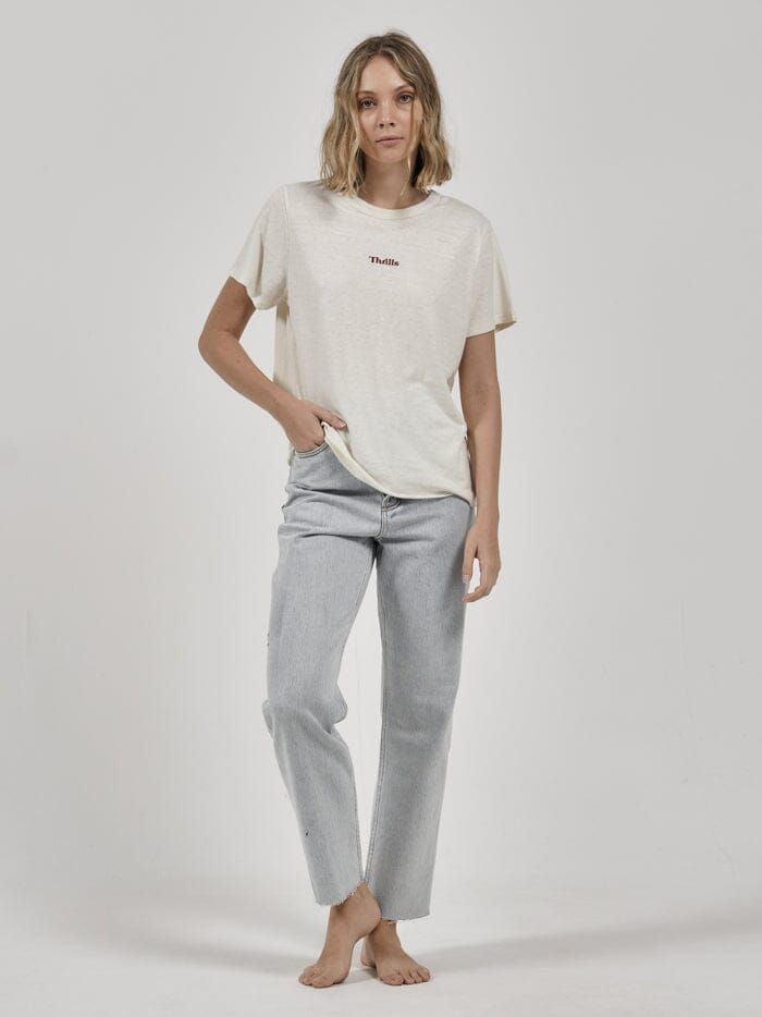 Paradise Thrills Hemp Relaxed Tee - Tofu sold by Thrills product image thumbnail 4