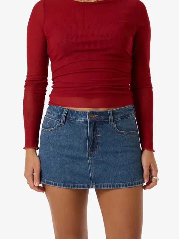 Josie Skort - Rinsed Blue made by Thrills