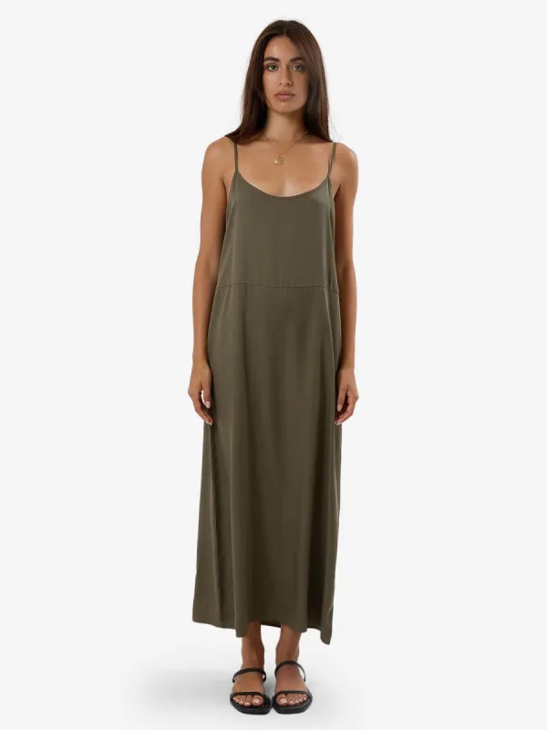 Breezy Slip Dress - Tarmac sold by Thrills