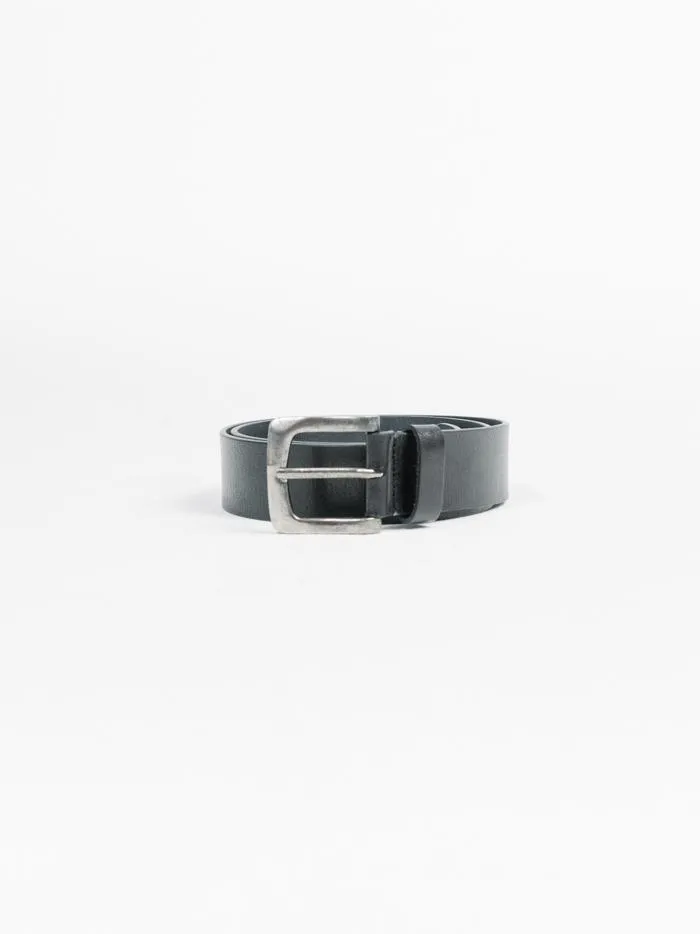 Wide Leather Belt - Black sold by Thrills