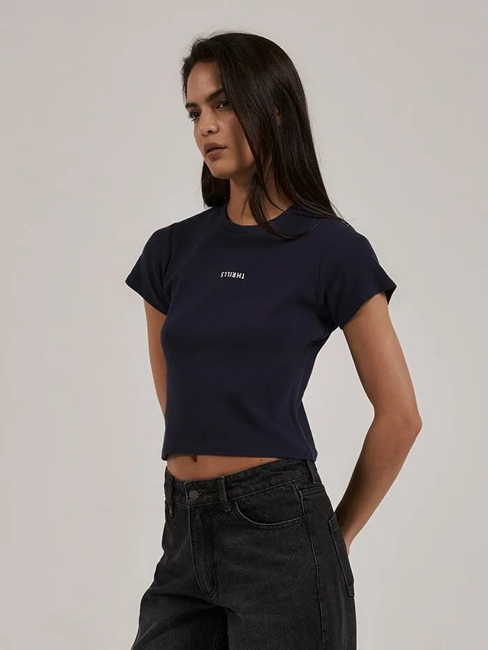 Minimal Thrills Mini Tee - Station Navy sold by Thrills product image thumbnail 3