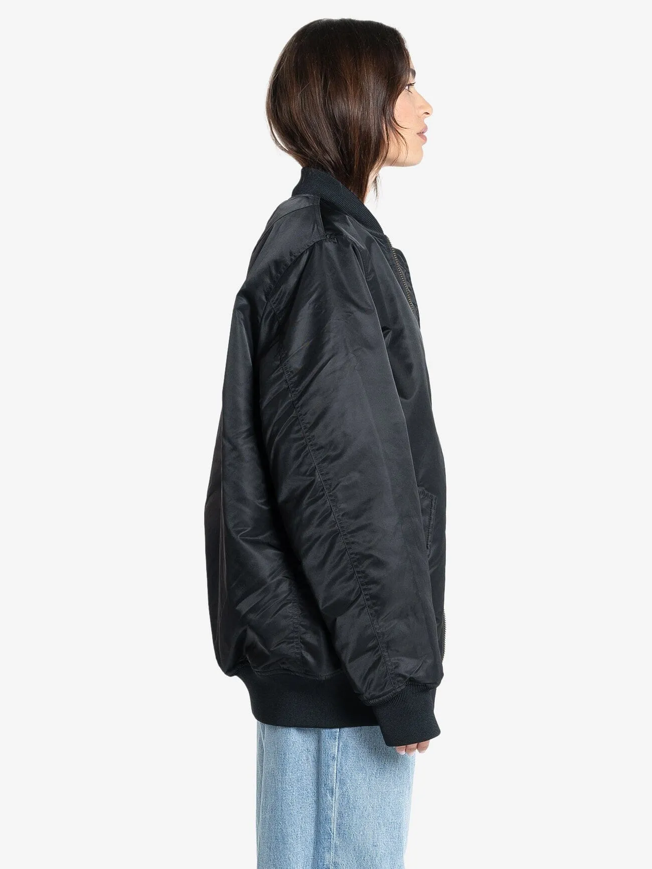 Thrills Union Oversized Bomber - Black sold by Thrills product image thumbnail 4