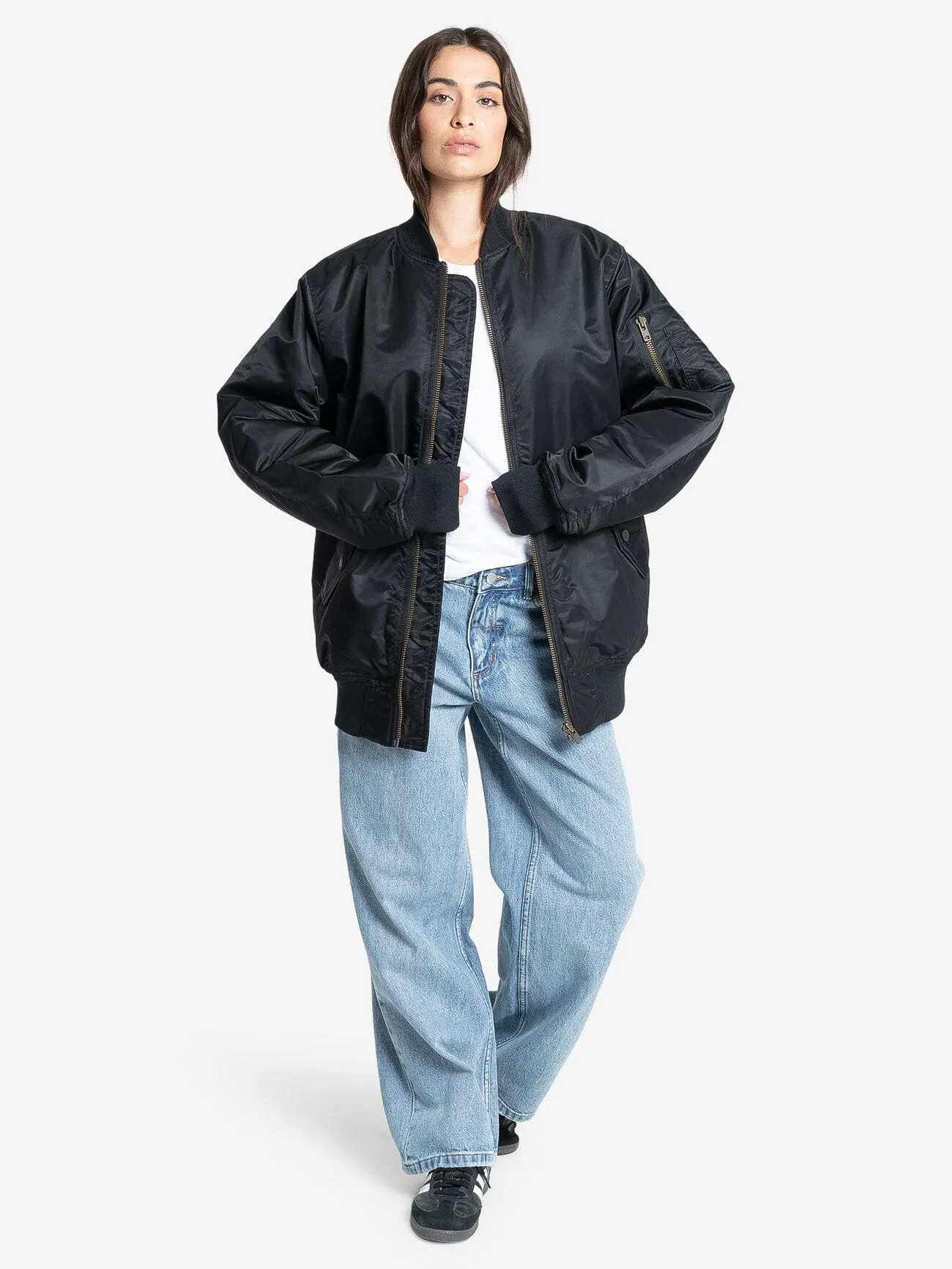 Thrills Union Oversized Bomber - Black sold by Thrills product image thumbnail 5