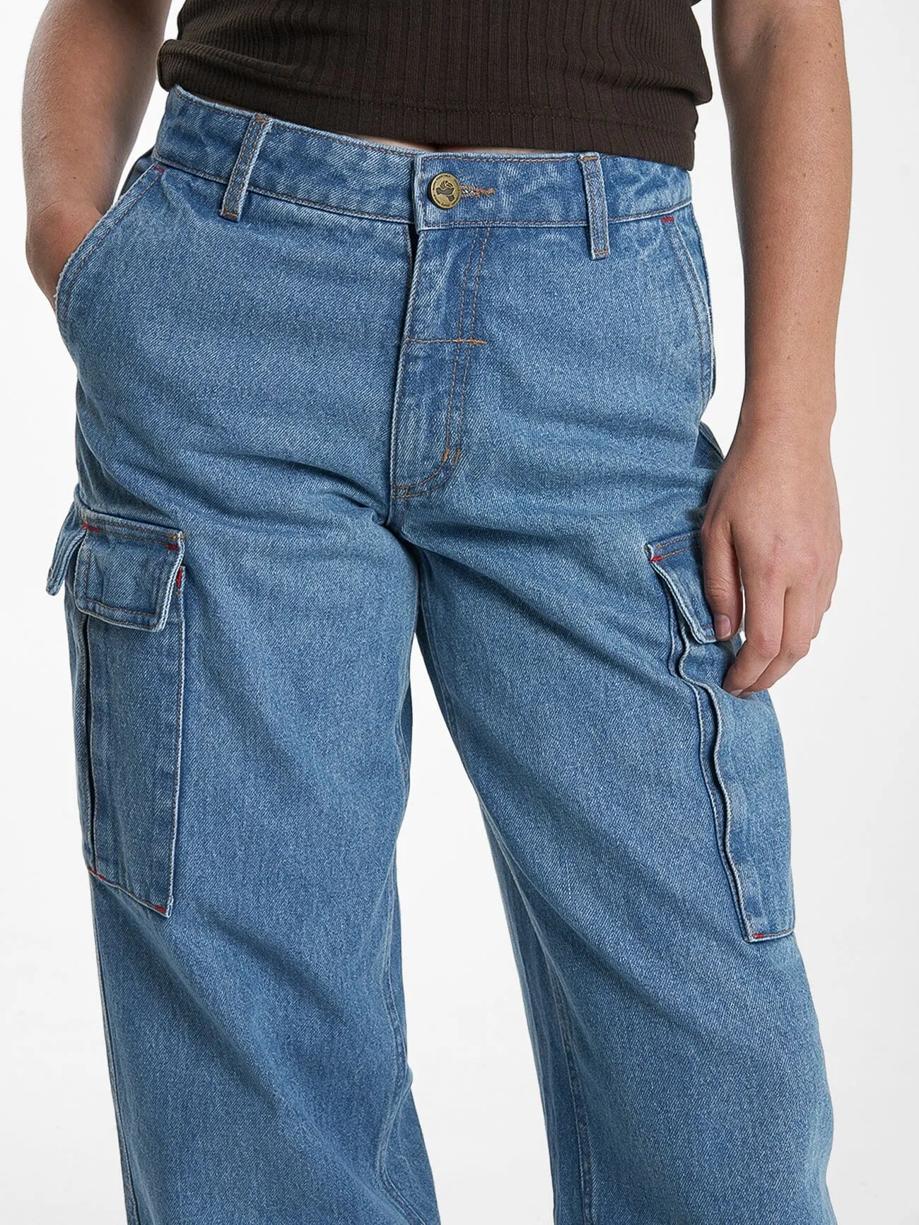 Hard Yakka X Thrills Low Union Baggy - Drill Blue sold by Thrills product image thumbnail 5