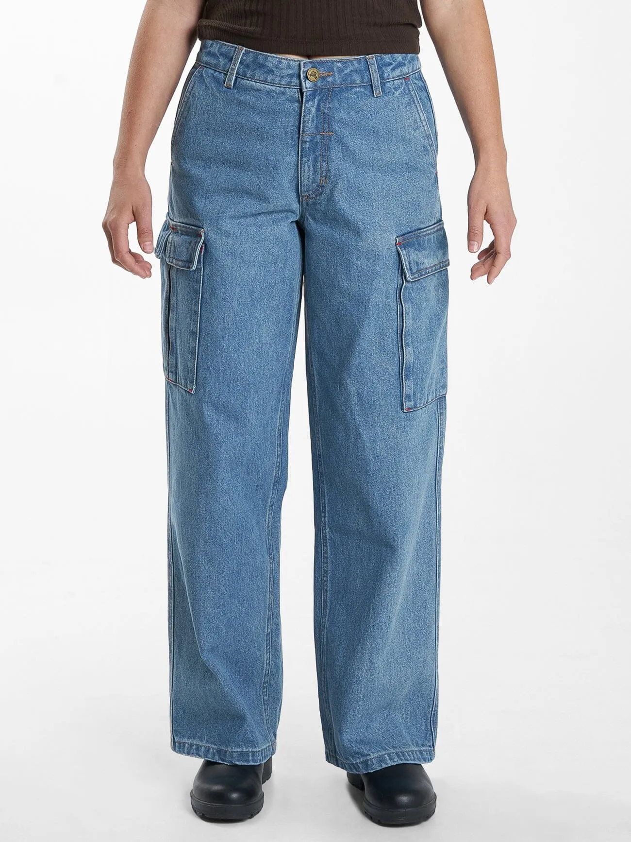 Hard Yakka X Thrills Low Union Baggy - Drill Blue sold by Thrills product image thumbnail 3