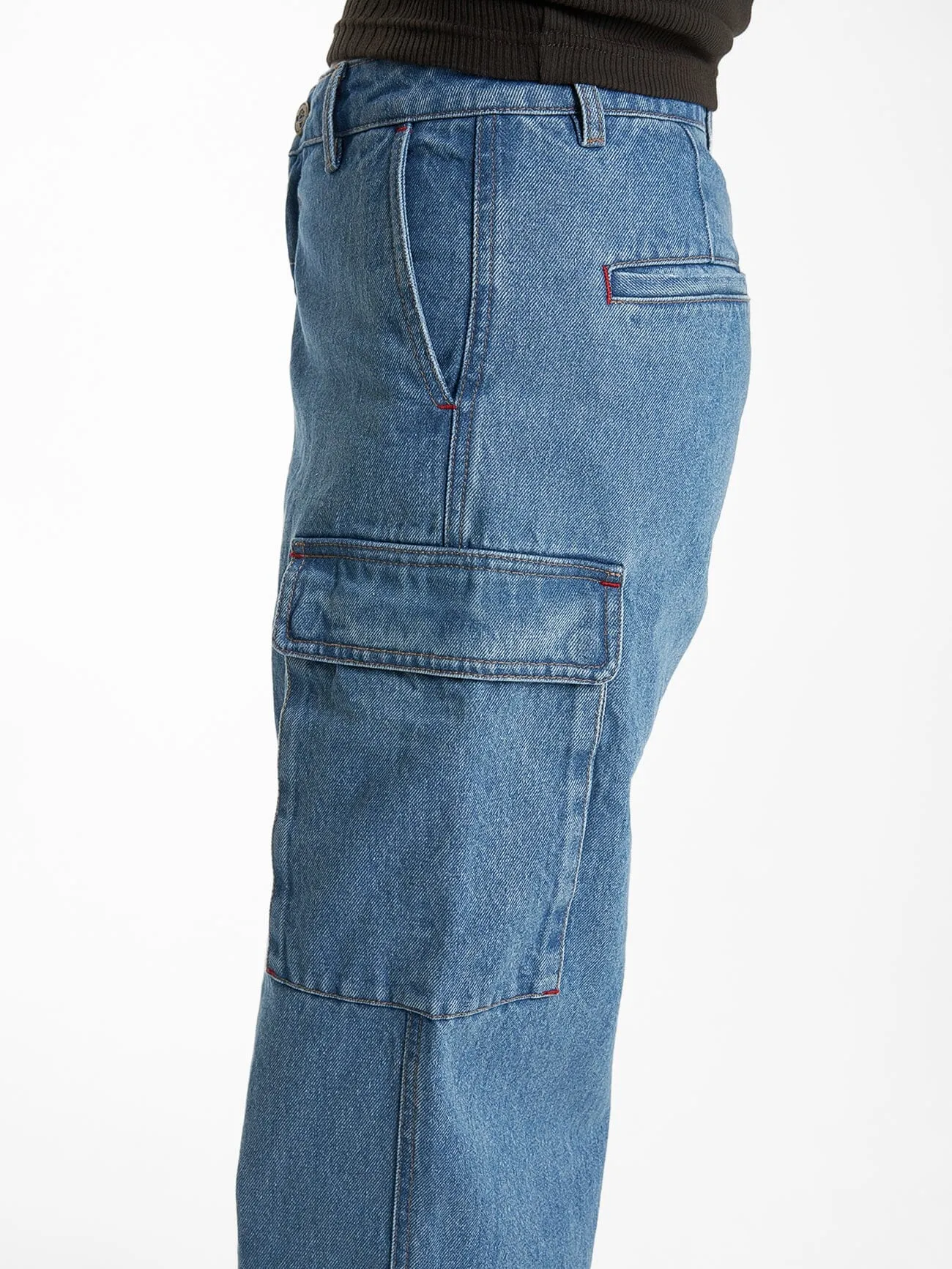 Hard Yakka X Thrills Low Union Baggy - Drill Blue sold by Thrills product image thumbnail 4