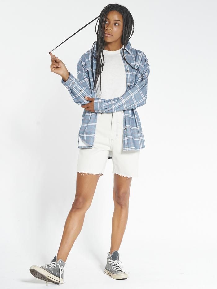 Genuine Flannel Shirt - Royal Blue sold by Thrills product image thumbnail 4