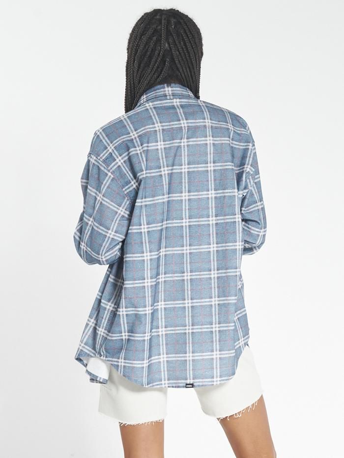 Genuine Flannel Shirt - Royal Blue sold by Thrills product image thumbnail 2