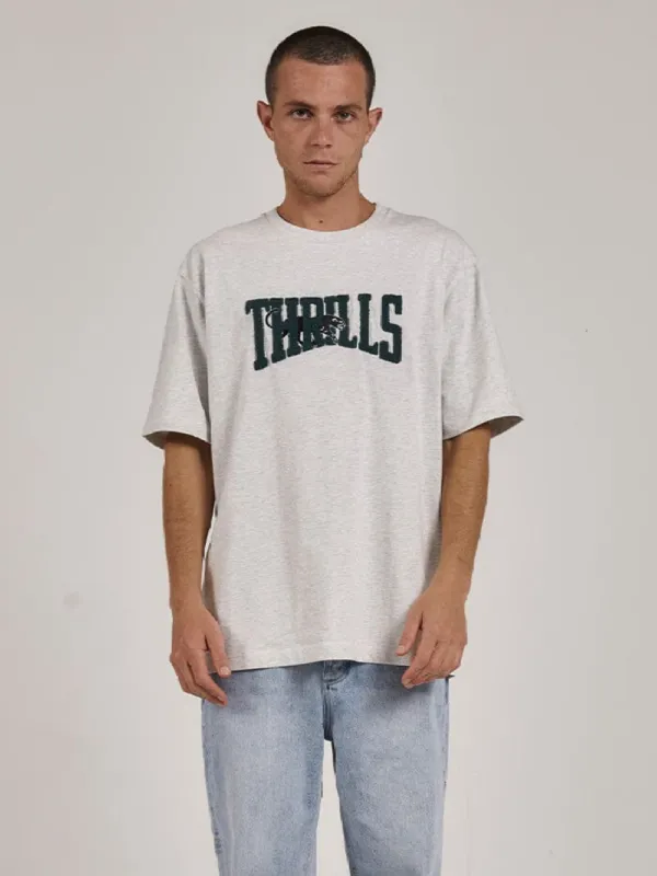 Sneak Attack Oversize Fit Tee - White Marle sold by Thrills