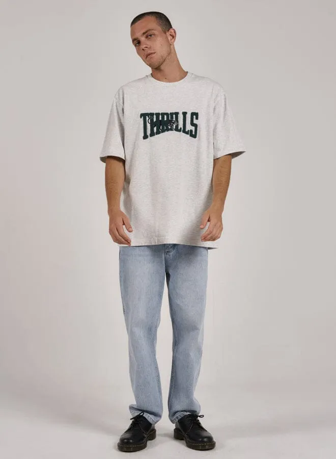 Sneak Attack Oversize Fit Tee - White Marle sold by Thrills product image thumbnail 5