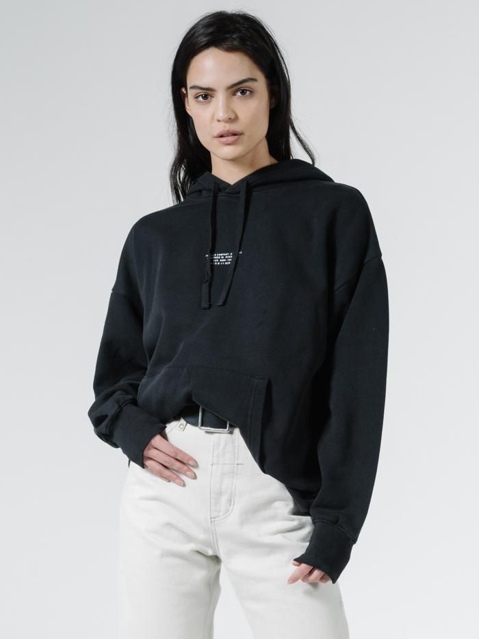 Established Oversized Hoodie - Black sold by Thrills