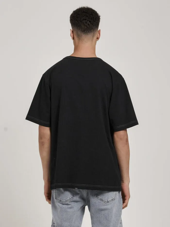Thrills Union Oversize Fit Pocket Tee - Black sold by Thrills product image thumbnail 2