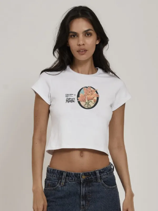Higher Magic Mini Tee - White sold by Thrills