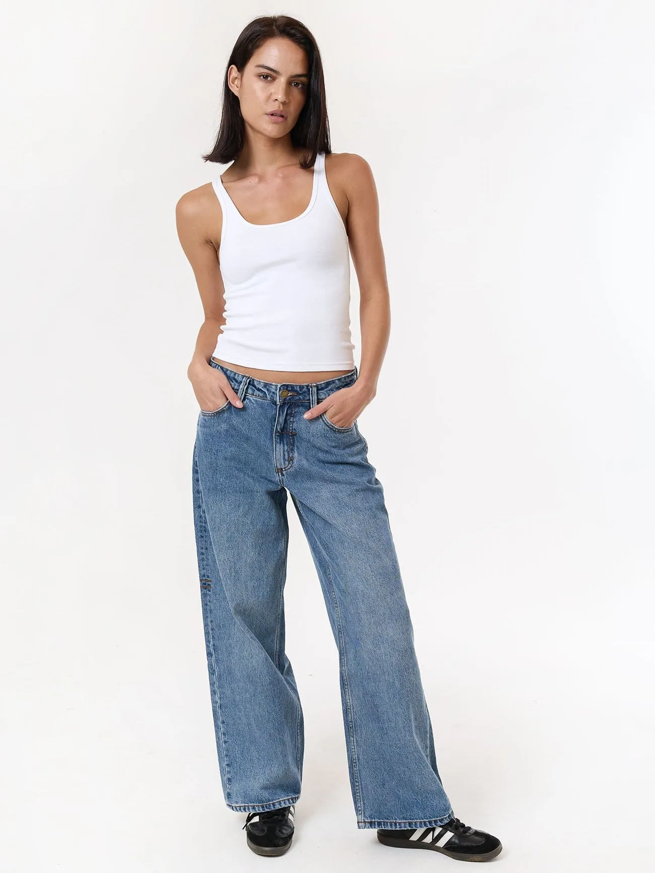 Billie Low Baggie Jean - Weathered Blue sold by Thrills product image thumbnail 5