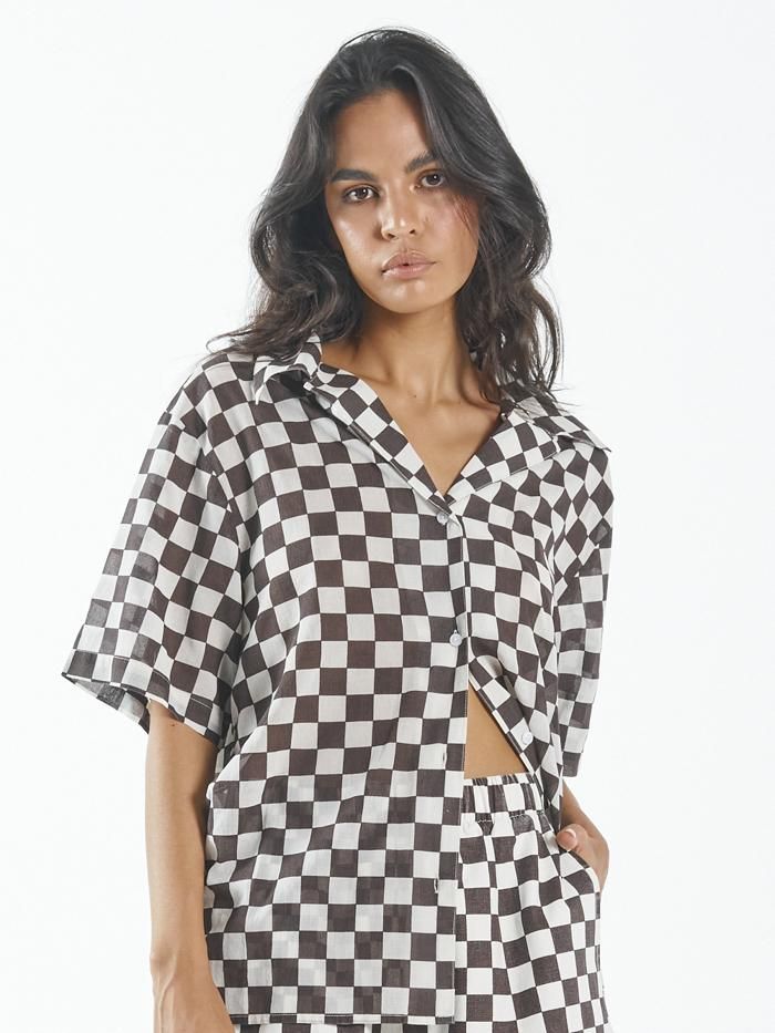 Aalto Slouch Shirt - Cocoa sold by Thrills product image thumbnail 3