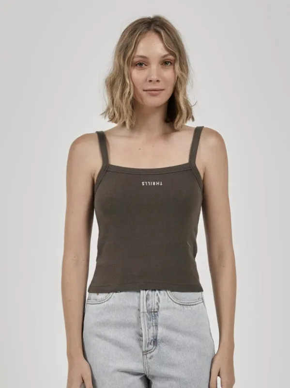 Minimal Thrills Rib Singlet - Canteen sold by Thrills